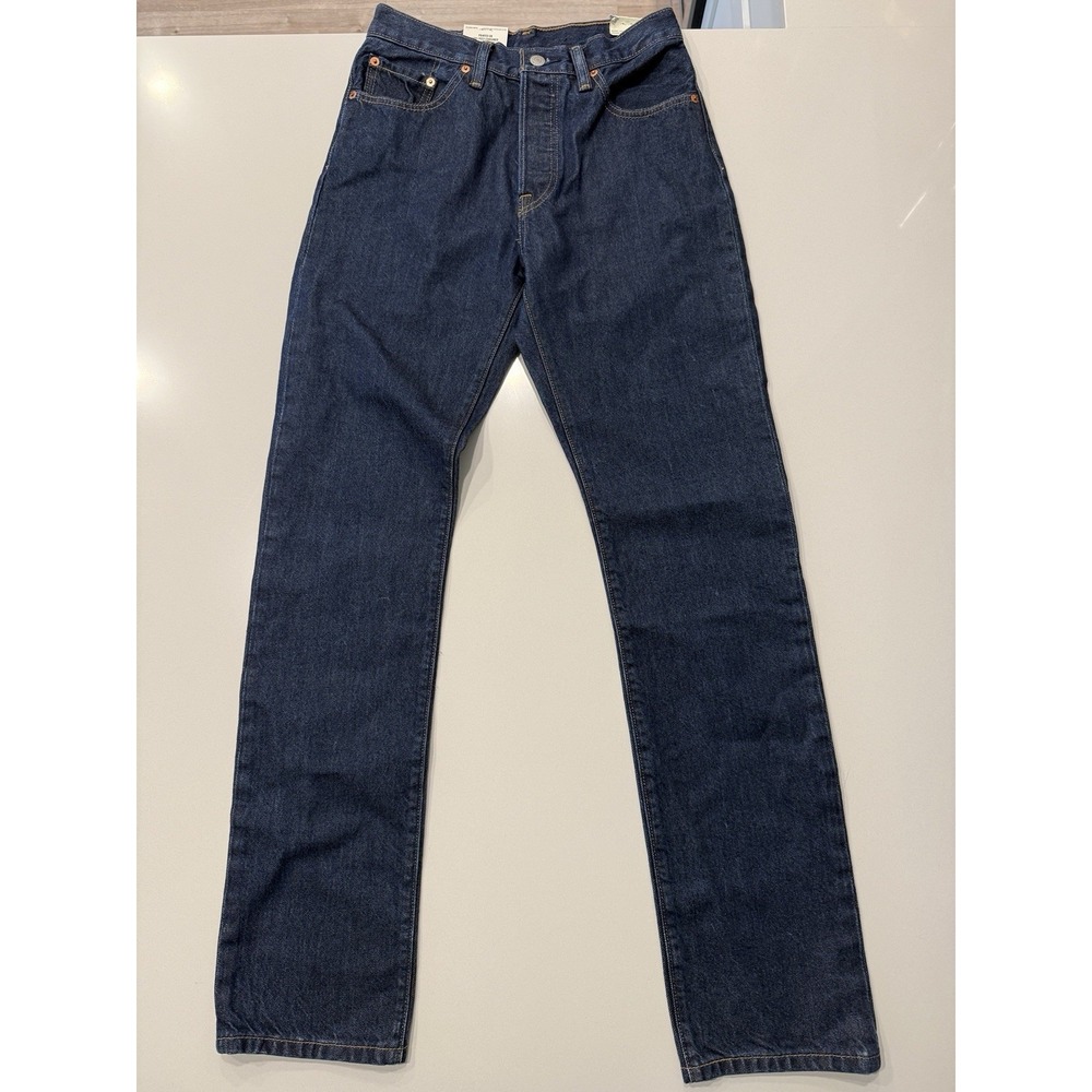 Levi's Premium Men Circular 501 Original Fit Straight Leg Jeans 26x32 Blue NWT
